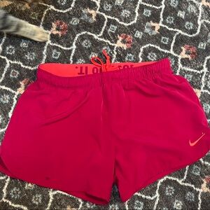 Nike Bright Red Sports Shorts